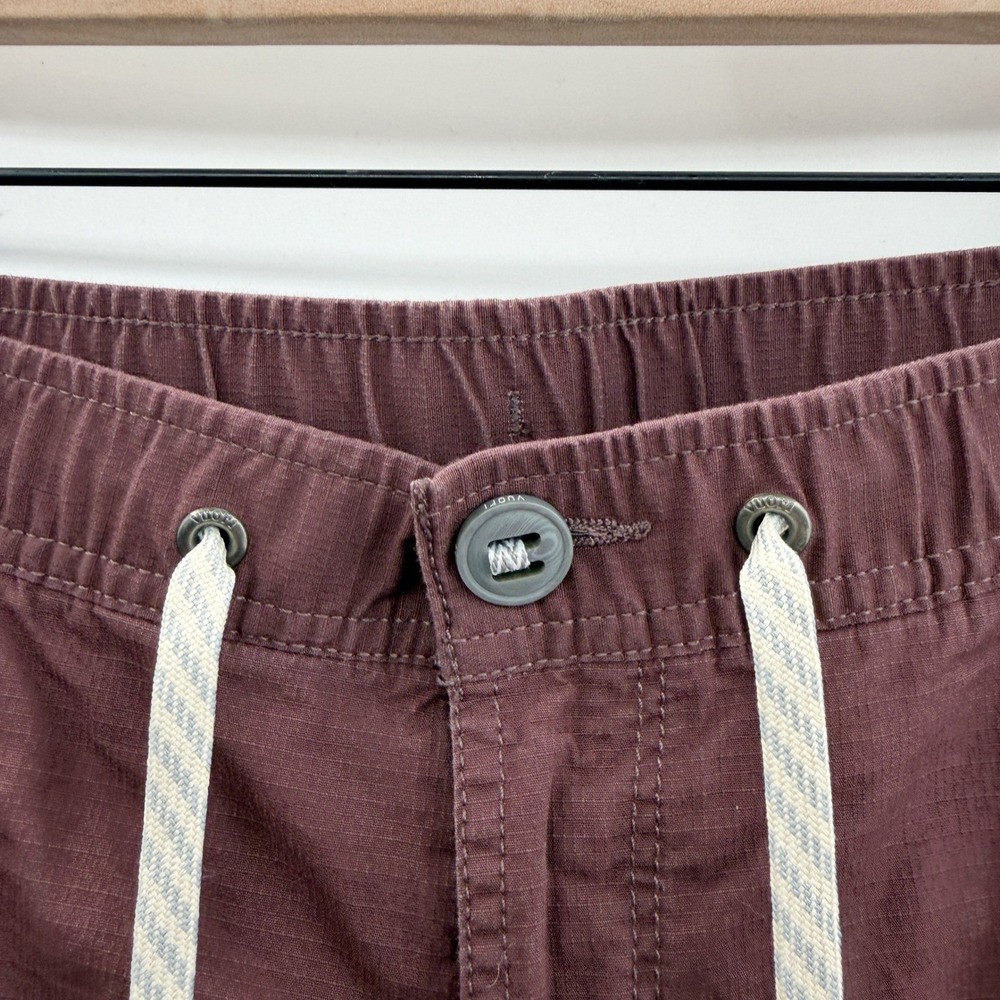 Vuori Ripstop Pants in Chestnut Purple Brown Size XS - Picture 6 of 11